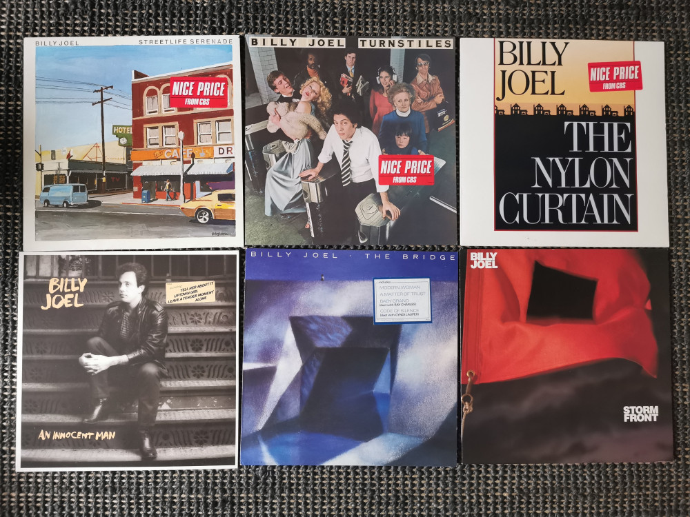 Streetlife Serenade<br />Turnstiles<br />The Nylon Curtain<br />An Innocent Man<br />The Bridge<br />Storm Front