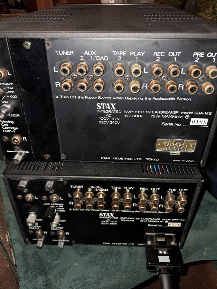 Stax SRA14S No. 0186 & 0278 rear.jpg