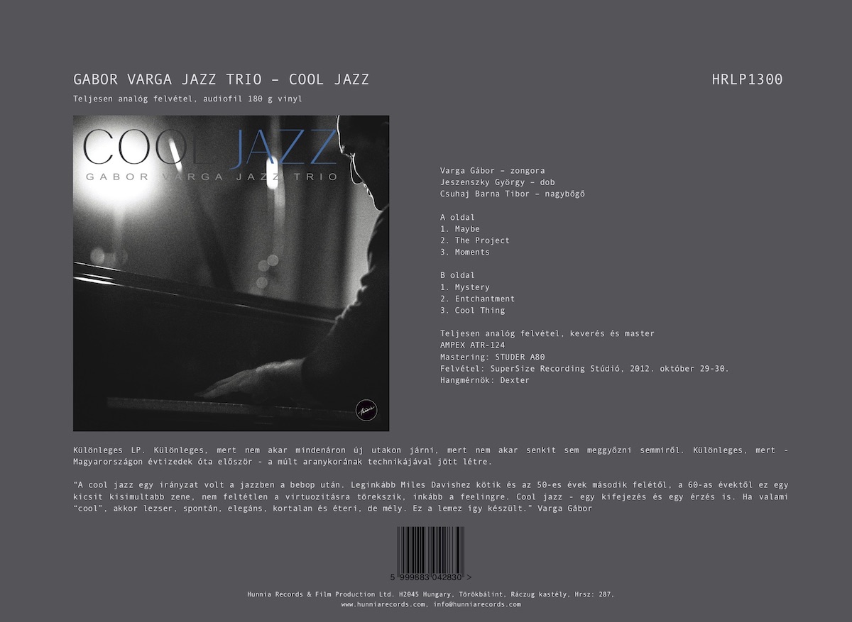Hunnia Records HRLP1300 Varga Gábor Trio – Cool Jazz_sm.jpg
